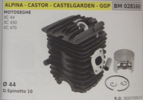 Complete piston cylinder - complete,