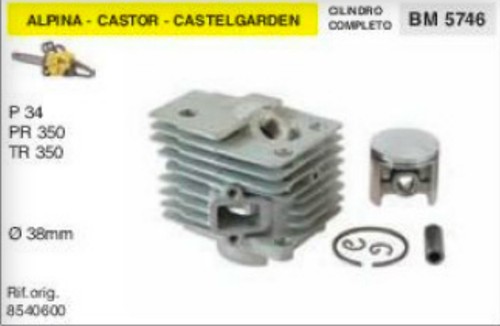 Cylinder and piston chainsaw - cylinder,