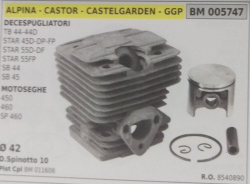 Complete piston cylinder - piston,